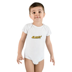 Baby Short Sleeve Onesie with 'KLOZÈT' Design - Perfect for Newborns, Baby Showers, Gifts, or Casual Wear