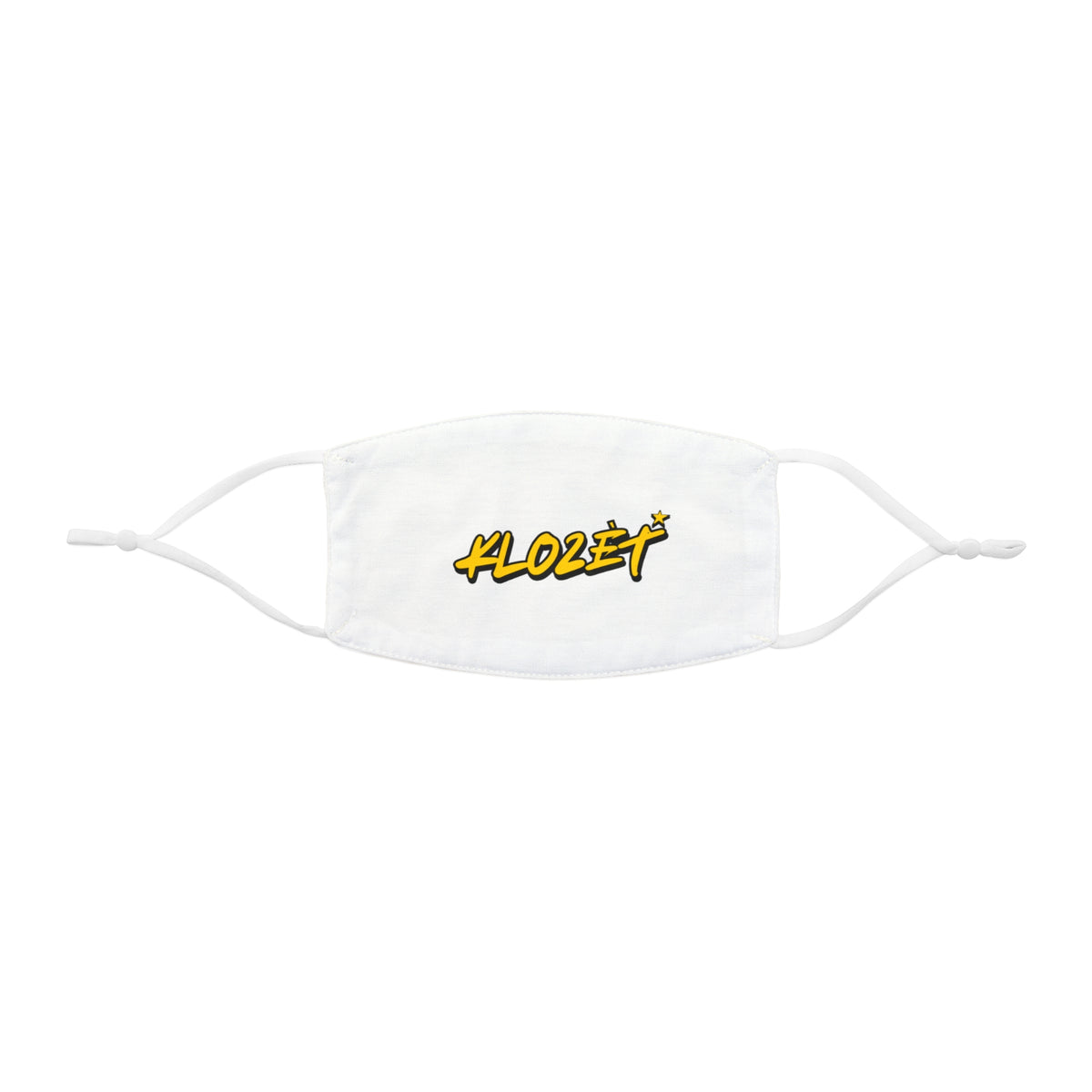 Stylish Polyester Face Mask - Klozèt, Fashion Accessory, Daily Protection, Unique Gift, Face Covering