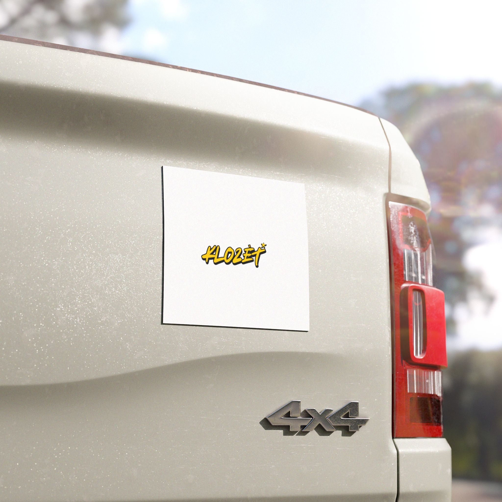 Stylish Car Magnet - Klozet Design, Great for Personalization, Gifts, Home Decor, Car Accessories, Perfect for Road Trips