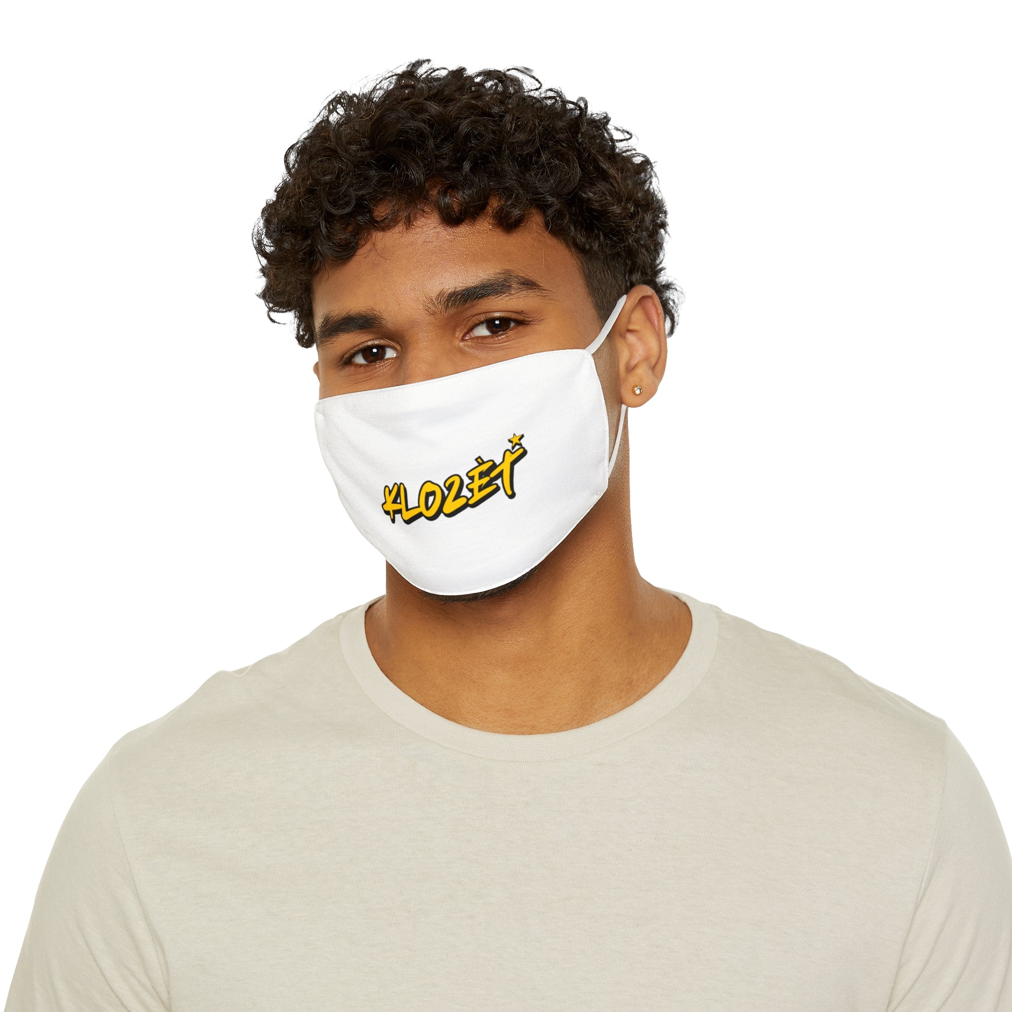 Stylish Polyester Face Mask - Klozèt, Fashion Accessory, Daily Protection, Unique Gift, Face Covering