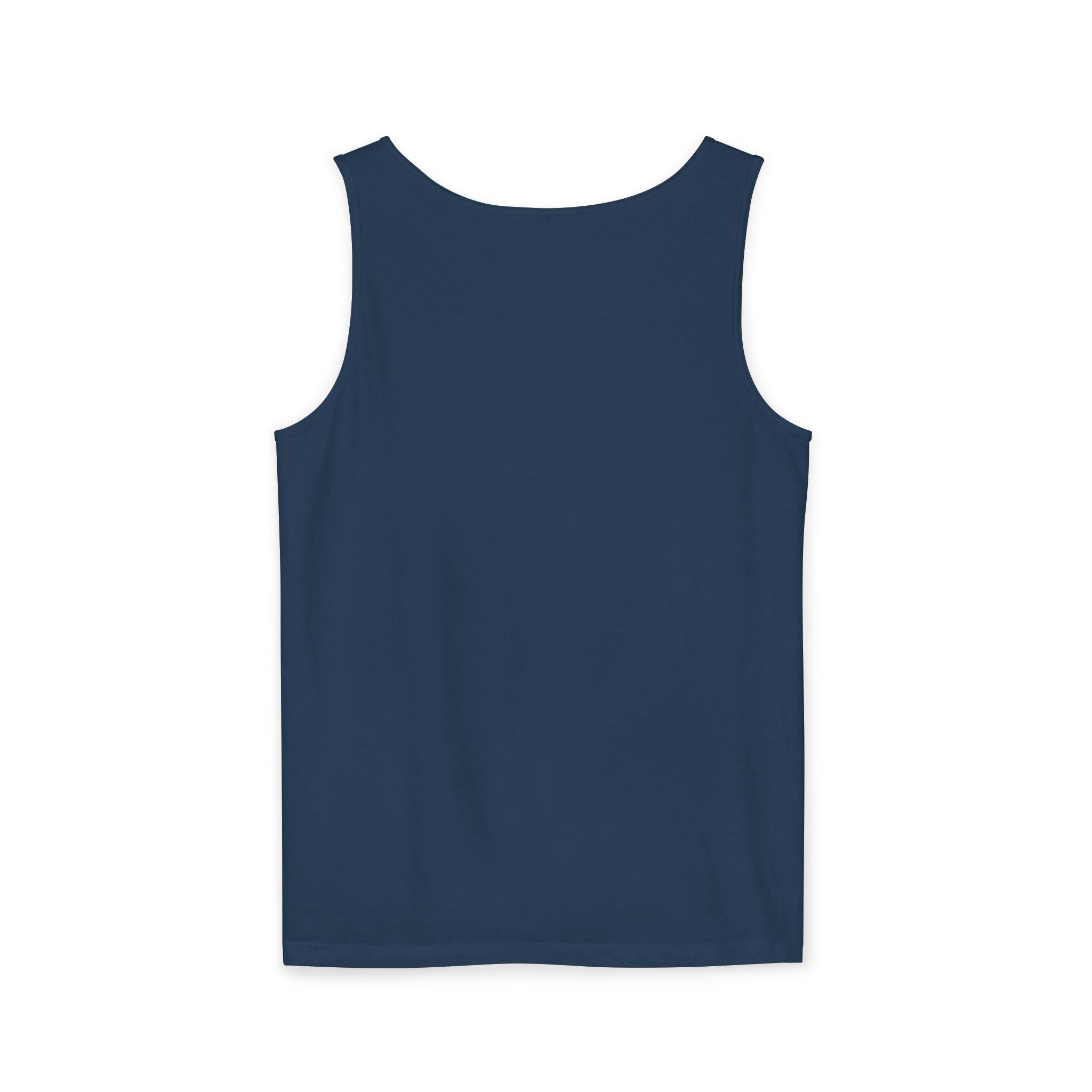Stylish Unisex Garment-Dyed Tank Top with Fun 'Klozet' Design, Cool Summer Wear, Casual Beach Style, Gift for Friends, Trendy Streetwear