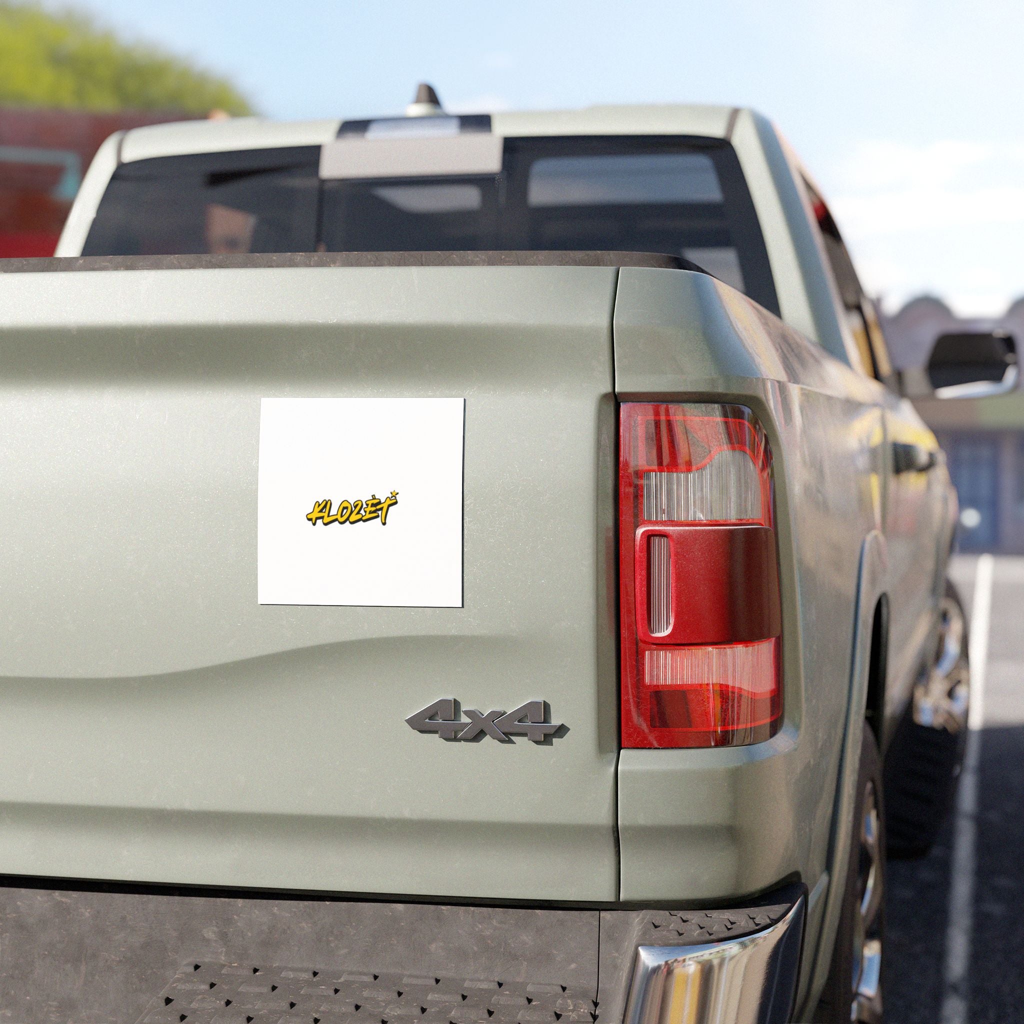 Stylish Car Magnet - Klozet Design, Great for Personalization, Gifts, Home Decor, Car Accessories, Perfect for Road Trips